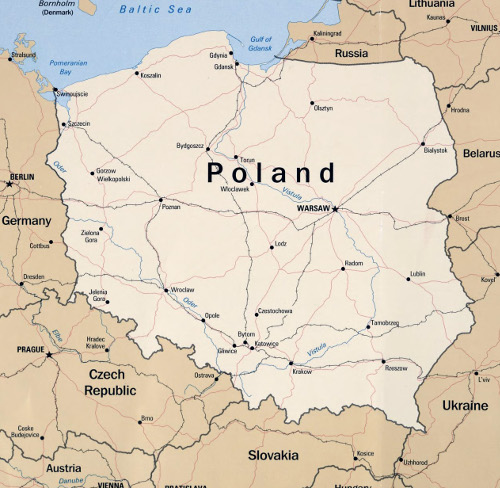 poland map